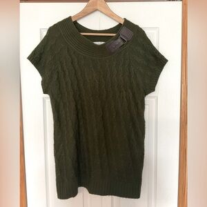 Dress Barn 1X Olive Green Sweater